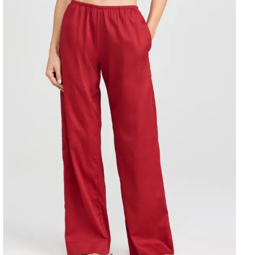 NWT Leset Yoko Pocket Pant Red Small